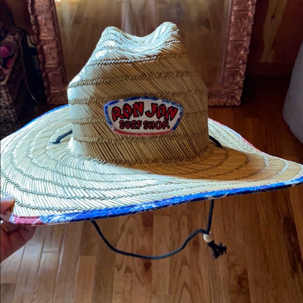 ron jon authentic straw hat